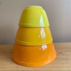PYREX Mixing Bowls - 401/402/403 - Citrus